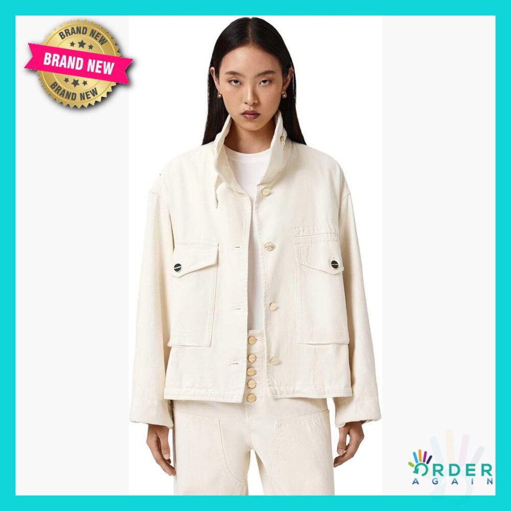 Clay Denim Jacket Long Sleeve Classic Chic Oversized Y2K Retro Minimal